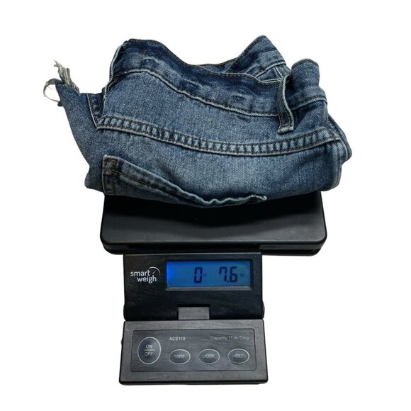 Free People Womens 24” Exposed Button Fly Cutoff Denim Jean Shorts - Picture 6 of 6